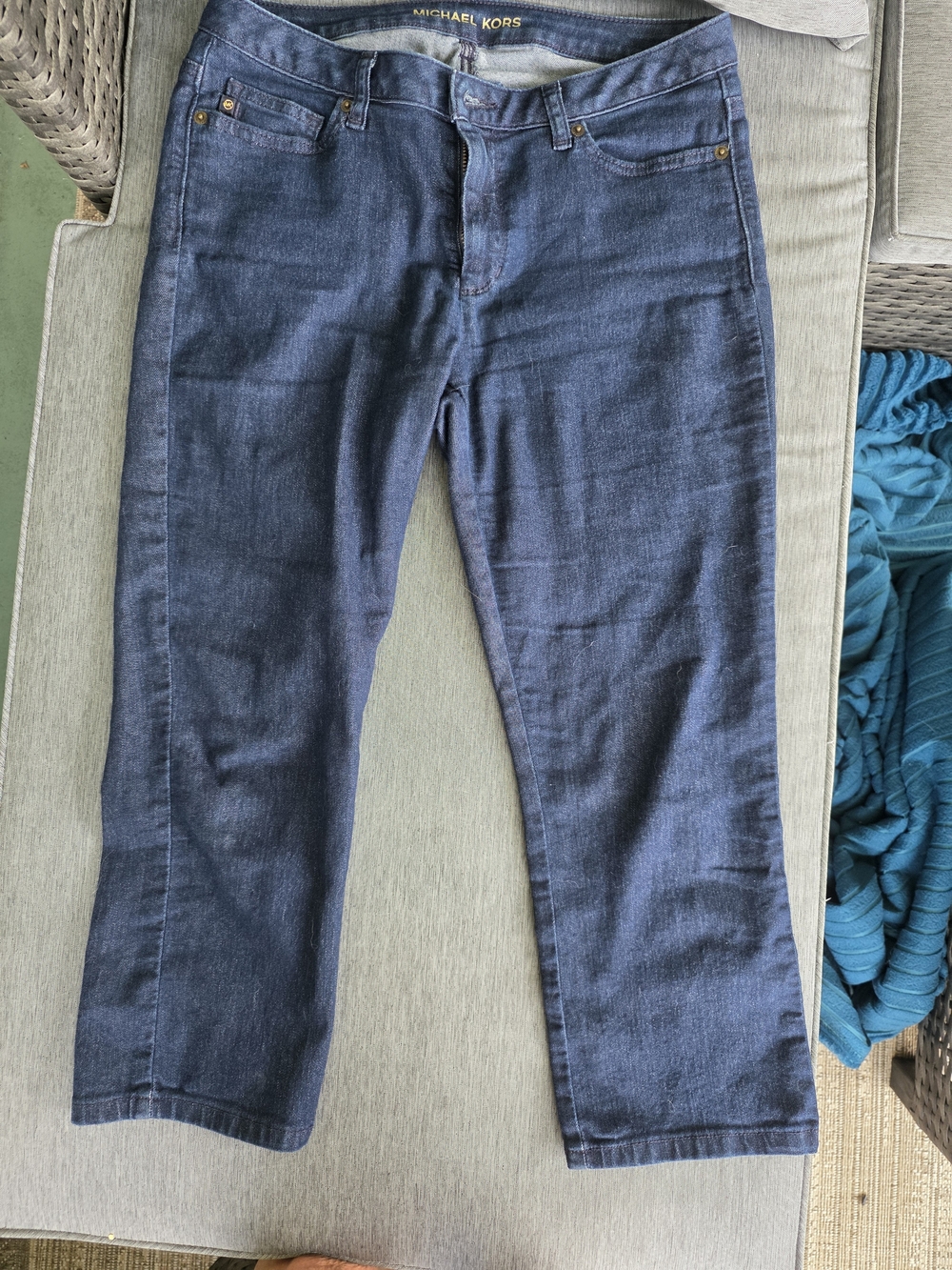 Michael Kors Women’s Dark Blue Stretch Jeans